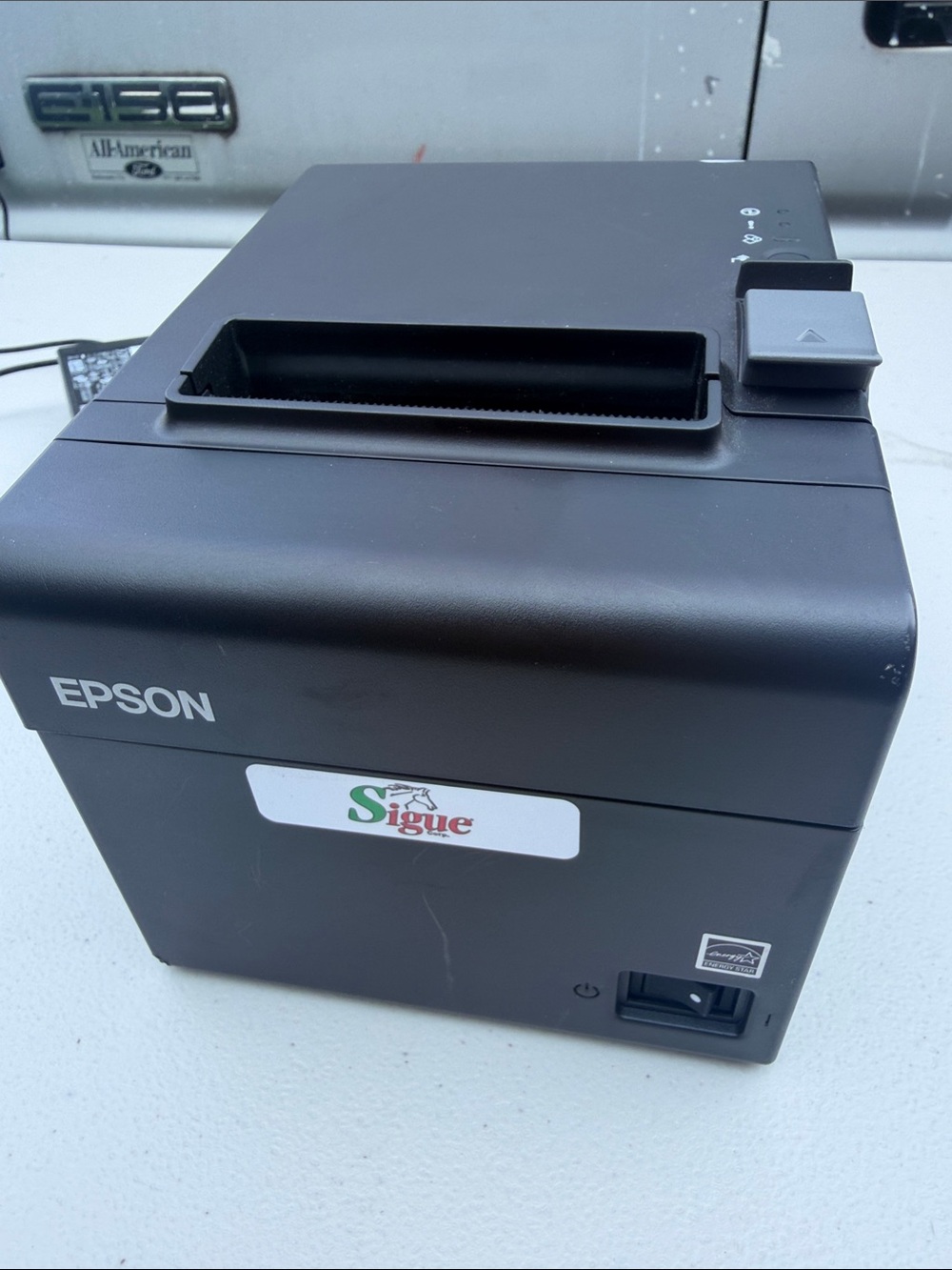 Epson Black Thermal Receipt Printer - Compact POS Unit